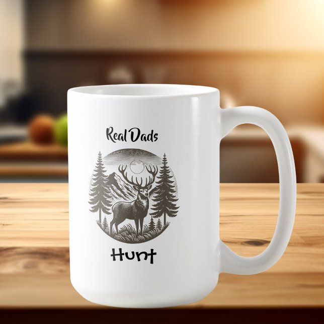 Pappa Hjortjakt Mugg Personalisera (Customize wording)