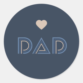 Pappa, Honorpelaren Runt Klistermärke
