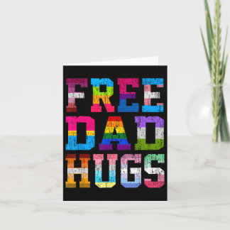 Pappa Hugs för Pride månad LGBT Fars dag Kort