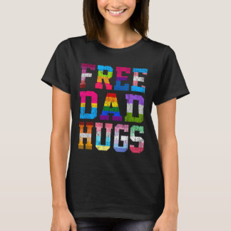 Pappa Hugs för Pride månad LGBT Fars dag T Shirt