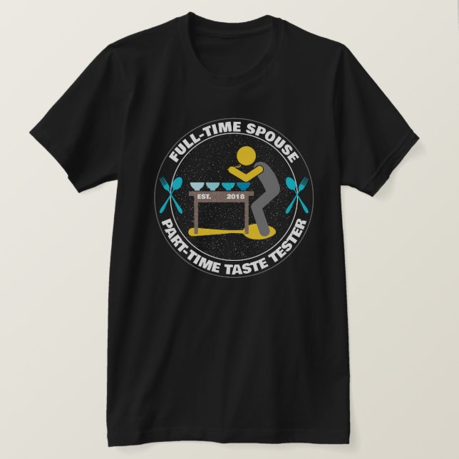 Pappa Humor Smaktestare Köket T Shirt (Design framsida)