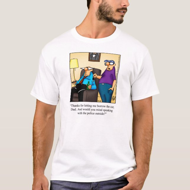Pappa Humor Tee Shirt ’Spectickles’ (Framsida)