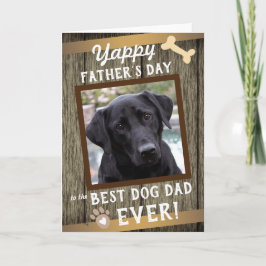 Pappa hund dag En bild Kort