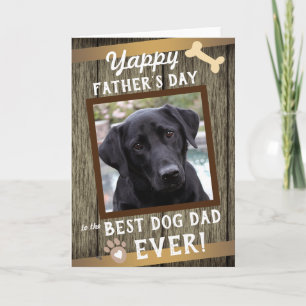 Pappa hund dag En bild Kort