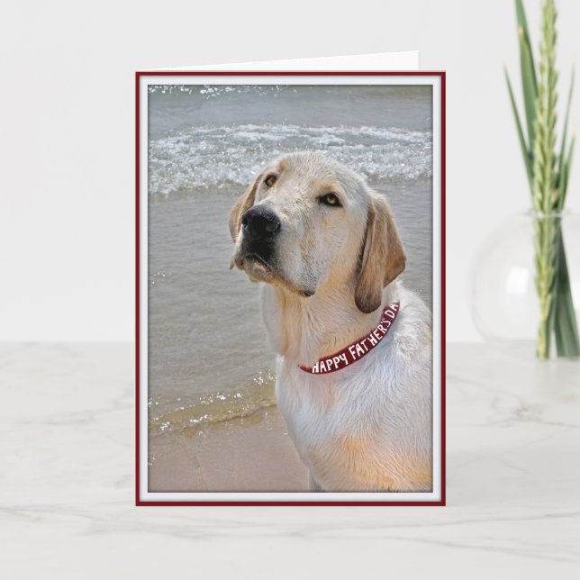 Pappa Hund Kort (Framsida)