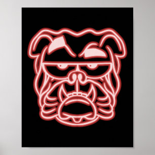 Pappa Hund Mamma Dogfather Hund älskare English Bu Poster