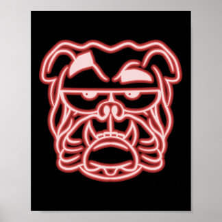 Pappa Hund Mamma Dogfather Hund älskare English Bu Poster