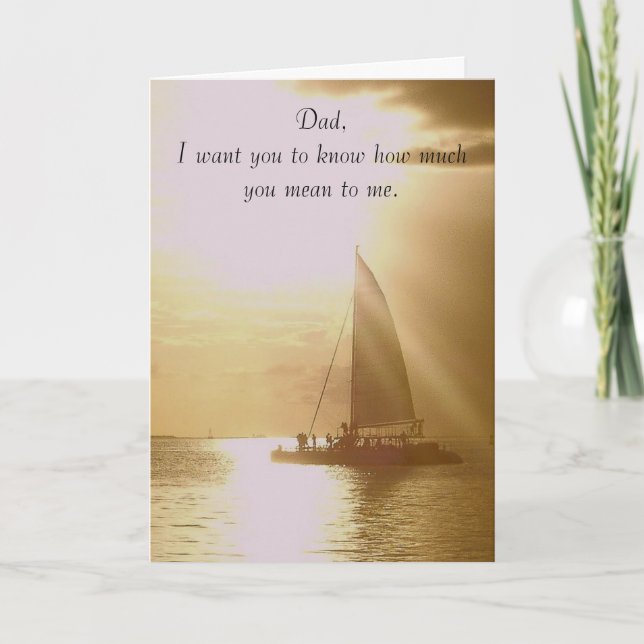 Pappa, hur mycket du elak till mig... kort (Framsida)
