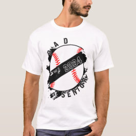 Pappa i 2024 års Senior Baseball Student T Shirt