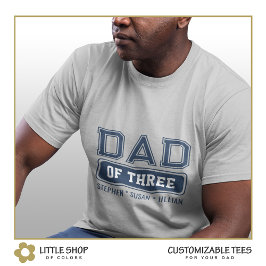 Pappa i Anpassadet vid tre olika Stil T Shirt