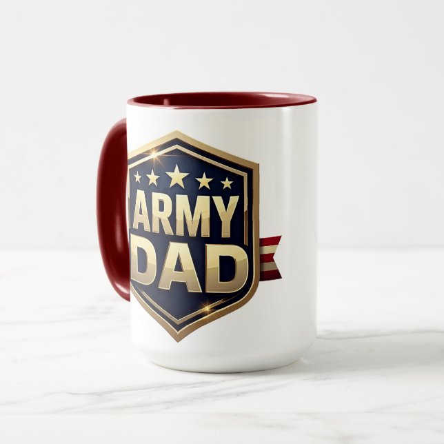 Pappa i armén mugg (Framsida vänster)