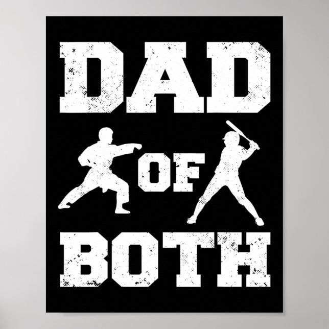 Pappa i båda ädla Karate Sell Pappa Poster (Framsidan)