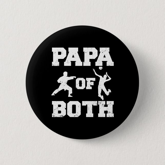 Pappa i både Lung Volleyll och Karate Pappa Knapp (Framsida)
