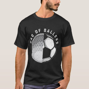 Pappa i Ballers Funny Golf Soccer Gift från Son el T Shirt