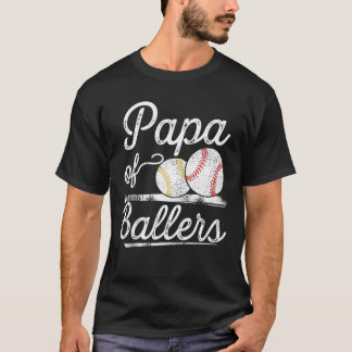 Pappa i Ballers-nyans softball-gåva från Ballers T Shirt