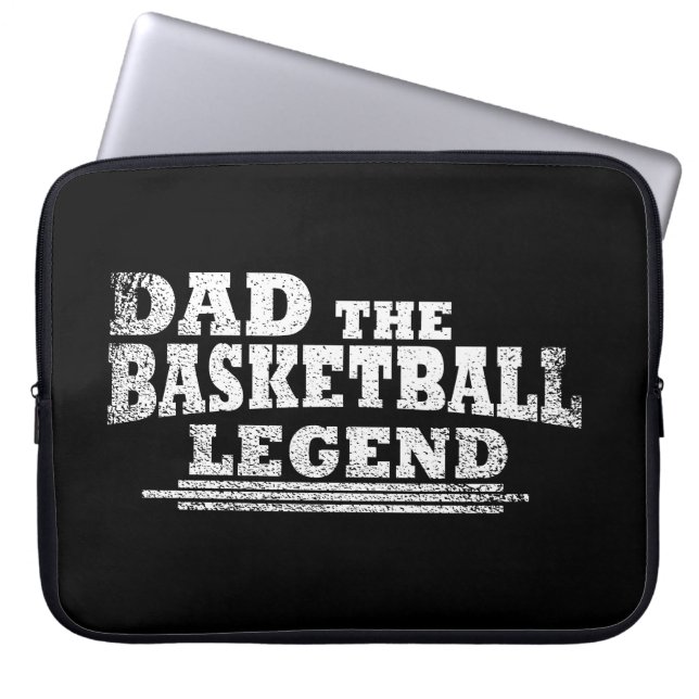 pappa i basketens legend laptop fodral (Framsidan)