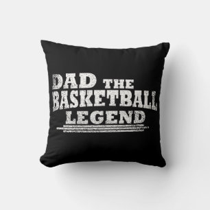 Pappa i basketens legend, lustiga fars dag-gåvor kudde