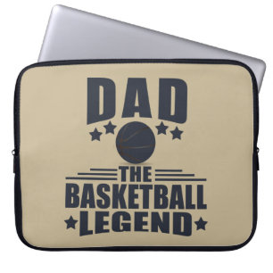 Pappa i basketens legend, lustiga fars dag-gåvor laptop fodral
