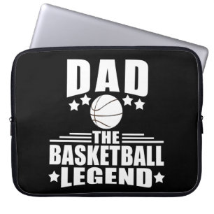 Pappa i basketens legend, lustiga fars dag-gåvor laptop fodral