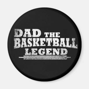 Pappa i basketens legend, lustiga fars dag-gåvor magnet