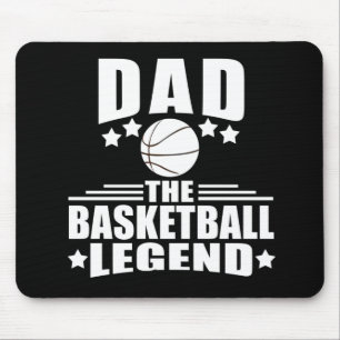 Pappa i basketens legend, lustiga fars dag-gåvor musmatta