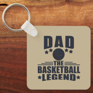 pappa i basketens legend nyckelring