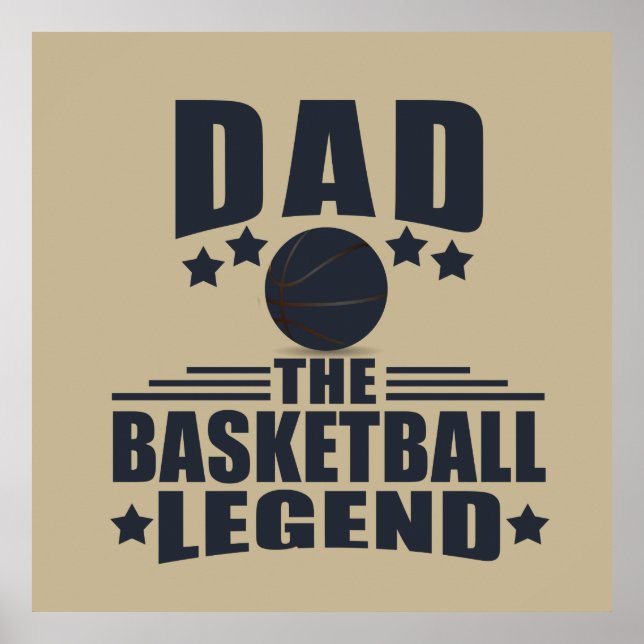 pappa i basketens legend poster (Framsidan)