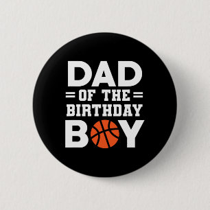Pappa i Birthday Boy Basketball Coach Basketbal Knapp