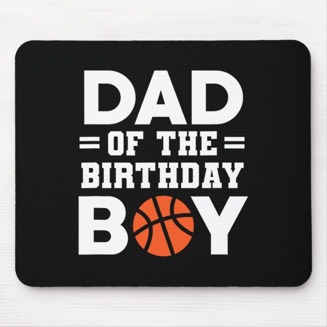Pappa i Birthday Boy Basketball Coach Basketbal Musmatta (Framsidan)