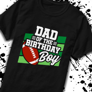 Pappa i Birthday Boy Boys Football Party Far Pop T Shirt