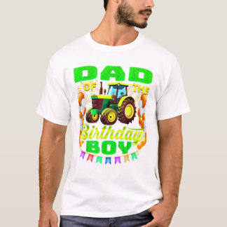 Pappa i Birthday Boy Farm T Shirt