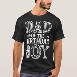 Pappa i Birthday Boy Funny Far Pappa-familjen M T Shirt