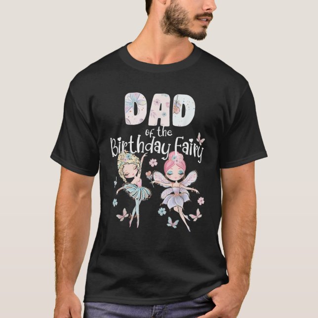 Pappa i Birthday Fairy Party Älvor Birthday G T Shirt (Framsida)