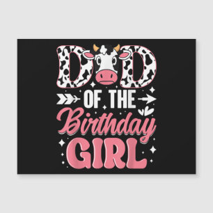 Pappa i Birthday Girl Cow Far pappa