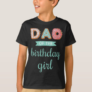 Pappa i Birthday Girl Cow Farm Barnyard Party T Shirt