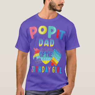 pappa i Birthday Girl Pop it Unicorn Birthday K T Shirt