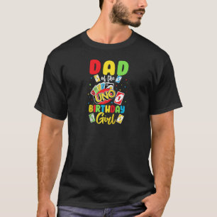 Pappa i Birthday Girl Shirt Uno pappa Pappa Fath T