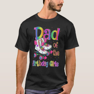 Pappa i Birthday Girls Rolling Skate Birthday Fami T Shirt