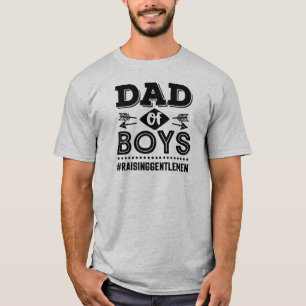 Pappa i Boys Raising gentleman T Shirt