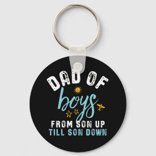 Pappa i Boys Son till Son Ner Funny Fars dag Nyckelring