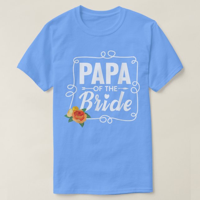 Pappa i Briden för ett far T Shirt (Design framsida)