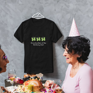 Pappa i Butterfly Birthday Girl T Shirt