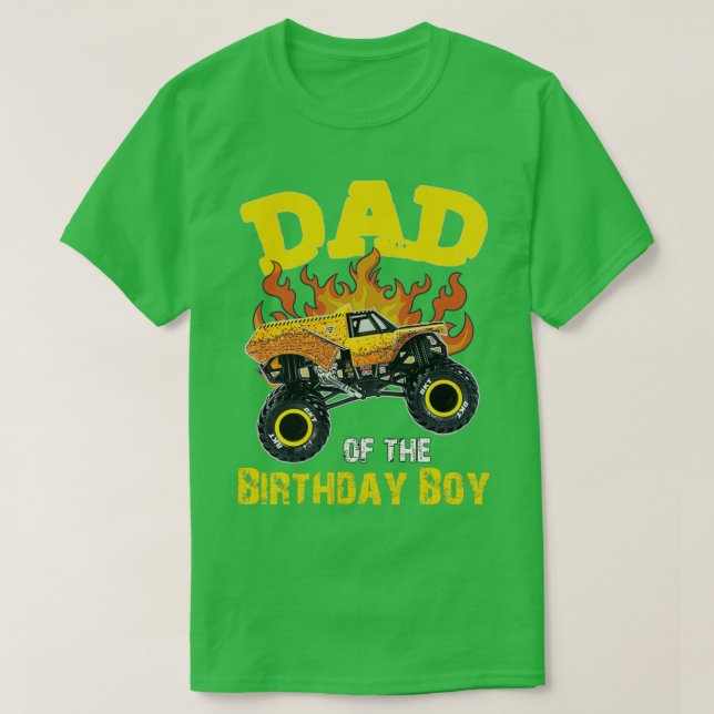 Pappa i dagskorgsdaggschakern i Lastbil T Shirt (Design framsida)
