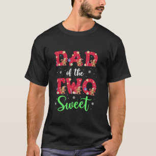 Pappa i de två sötarna Cookie 2:a födelsedagsflick T Shirt