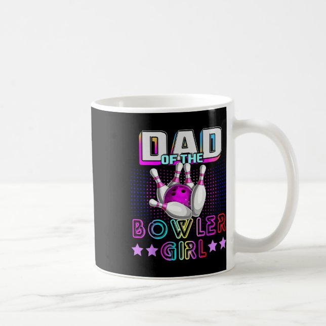 Pappa i den Bowlareare matchande familjen Bowling  Kaffemugg (Höger)