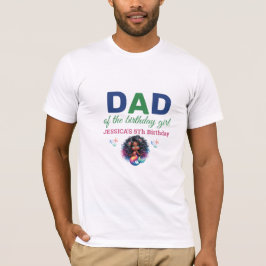 Pappa i den femte födelsedag-afrikanska Sjöjungfru T Shirt