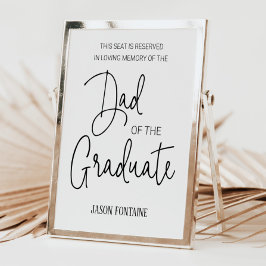 Pappa i det reserverade Student-sätet Poster