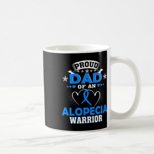 Pappa i en Alopecia Warrior Kaffemugg (Höger)