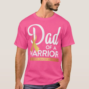 Pappa i en krigare barncancer i Shirt Guld T