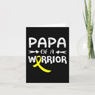 Pappa i en krigare mot Far barncancer Kort